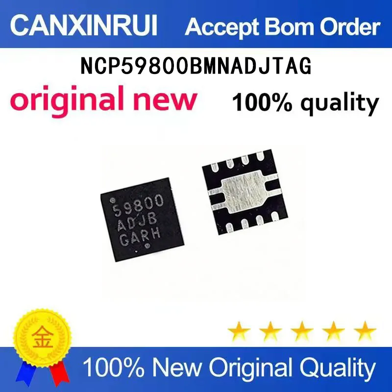 

(5-100 Pieces) Brand new original NCP59800 BMNADJTAG QFN spot chip