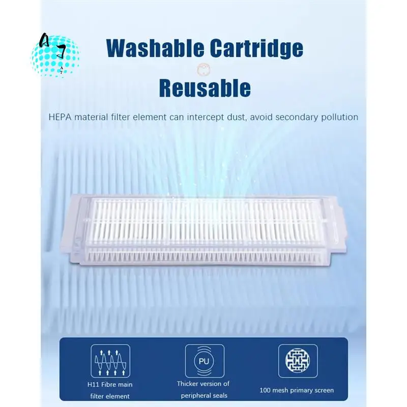 

A07F-Replacement Accessories For XIAOMI MIJIA M30 PRO C107 / Mijia Robot Vacuum Mop 2 /3C Vacuum Washable HEPA Filter