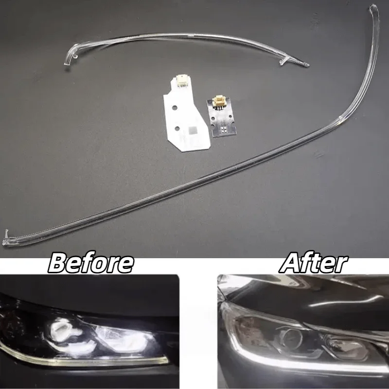 Car Headlights DRL Light Strips Angel Eyes Chip Ballast Module For Honda Accord 9.5 2016 2017 LOW Illumination Repair Parts