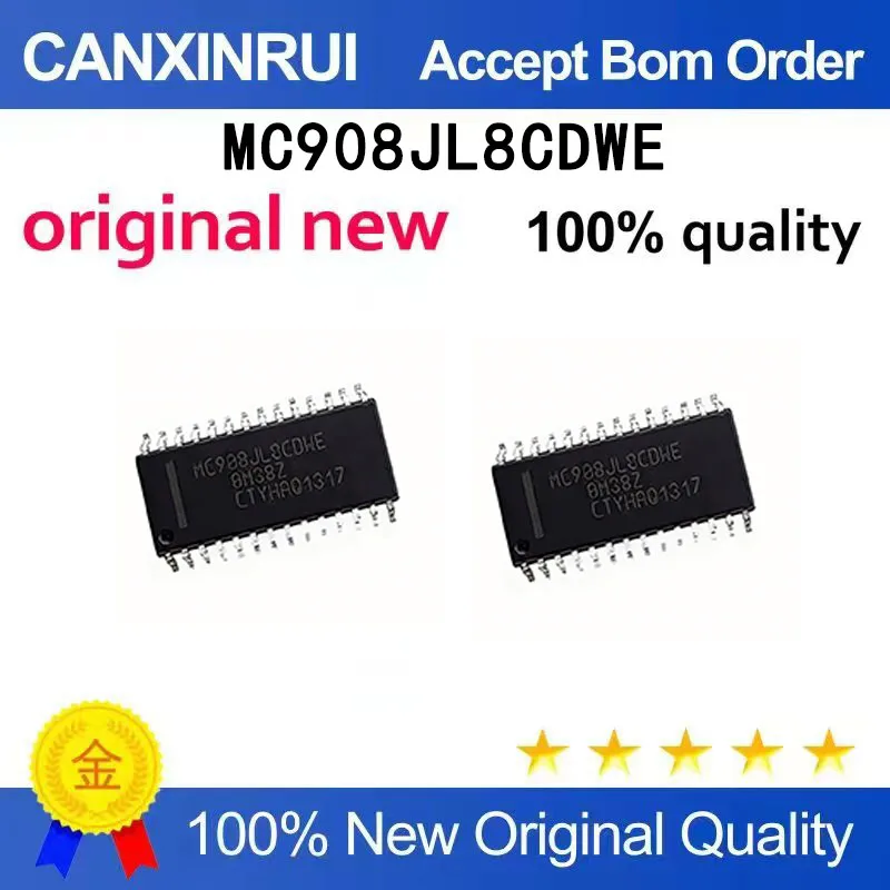 

(5-100 pieces)Brand new original MC908JL8CDWE MC908JL8 SOP28 spot chip IC
