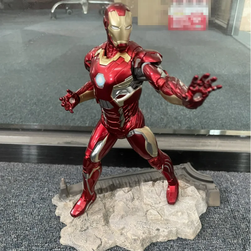 modele-de-figurine-d'armure-marvel-avengers-iron-man-mark-xlv-xlii-decoration-creative-canonique-cadeau-d'anniversaire-cool-pour-enfant-grande-taille-21cm