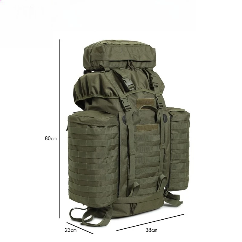 

Outdoor hiking and camping cycling backpack, large capacity 120L removable anti-kettle bag