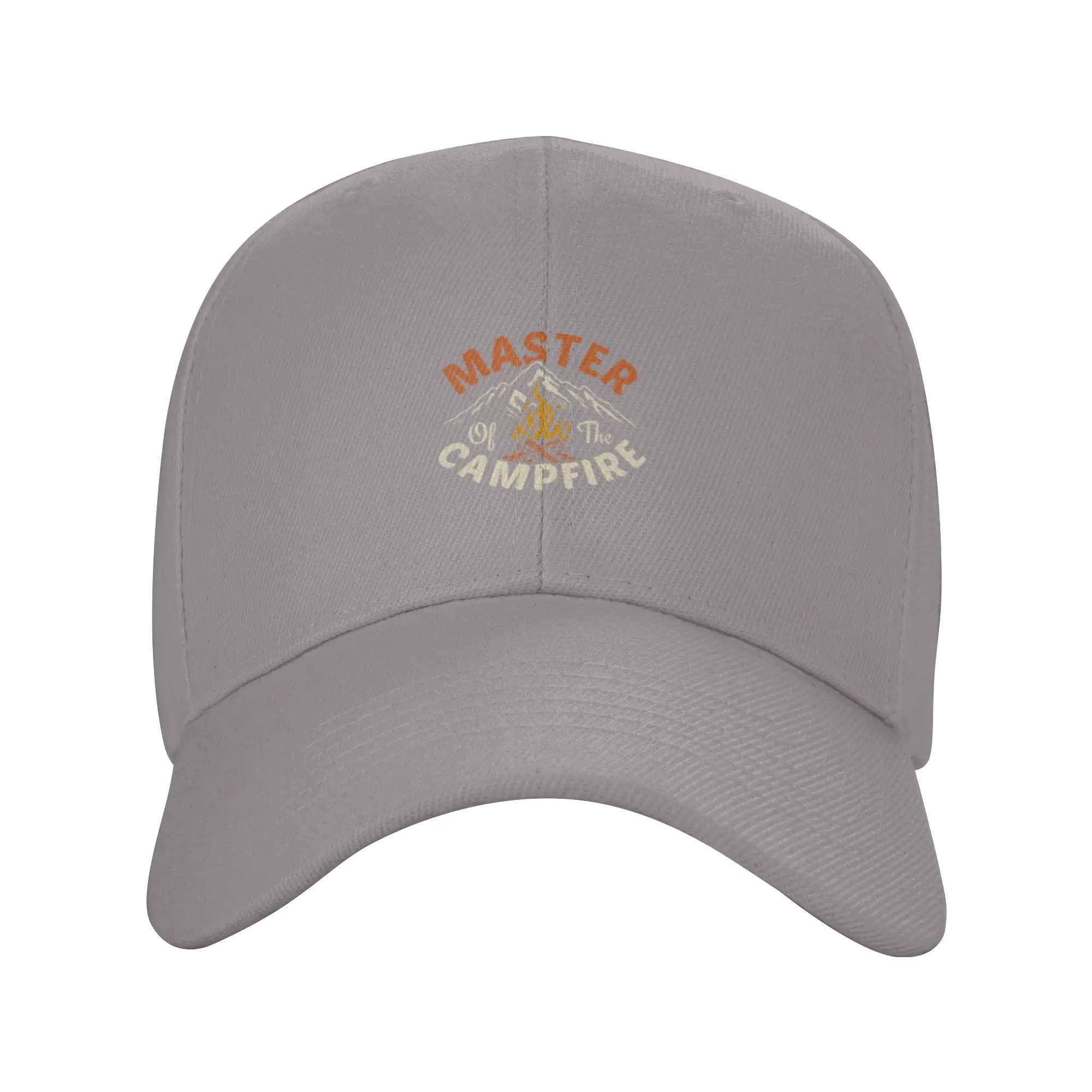 Funny Outdoor Camping Master Of Campfire Trendy Baseball Cap Tennis Match Canvas Sports Cap