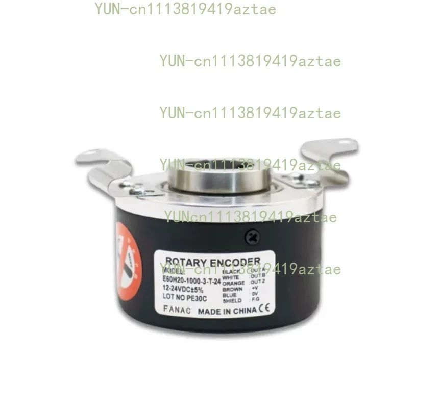 E60H20 Hollow Shaft Encoder 60mm 20mm, 100/360/600/1000/1024 PPR Totem Pole 12-24VDC Madd in China
