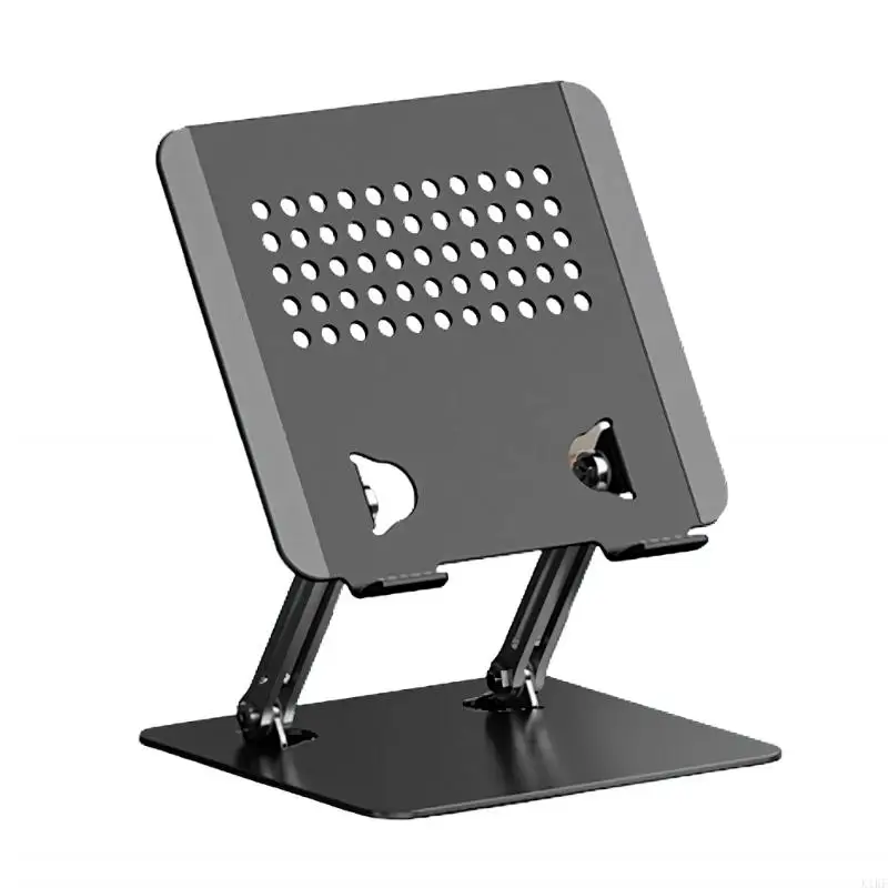 Adjustable Laptop Stand with 360 Degree Rotatable Base Foldable Laptop Holder for Desk Ergonomic Computer Notebook K1KF