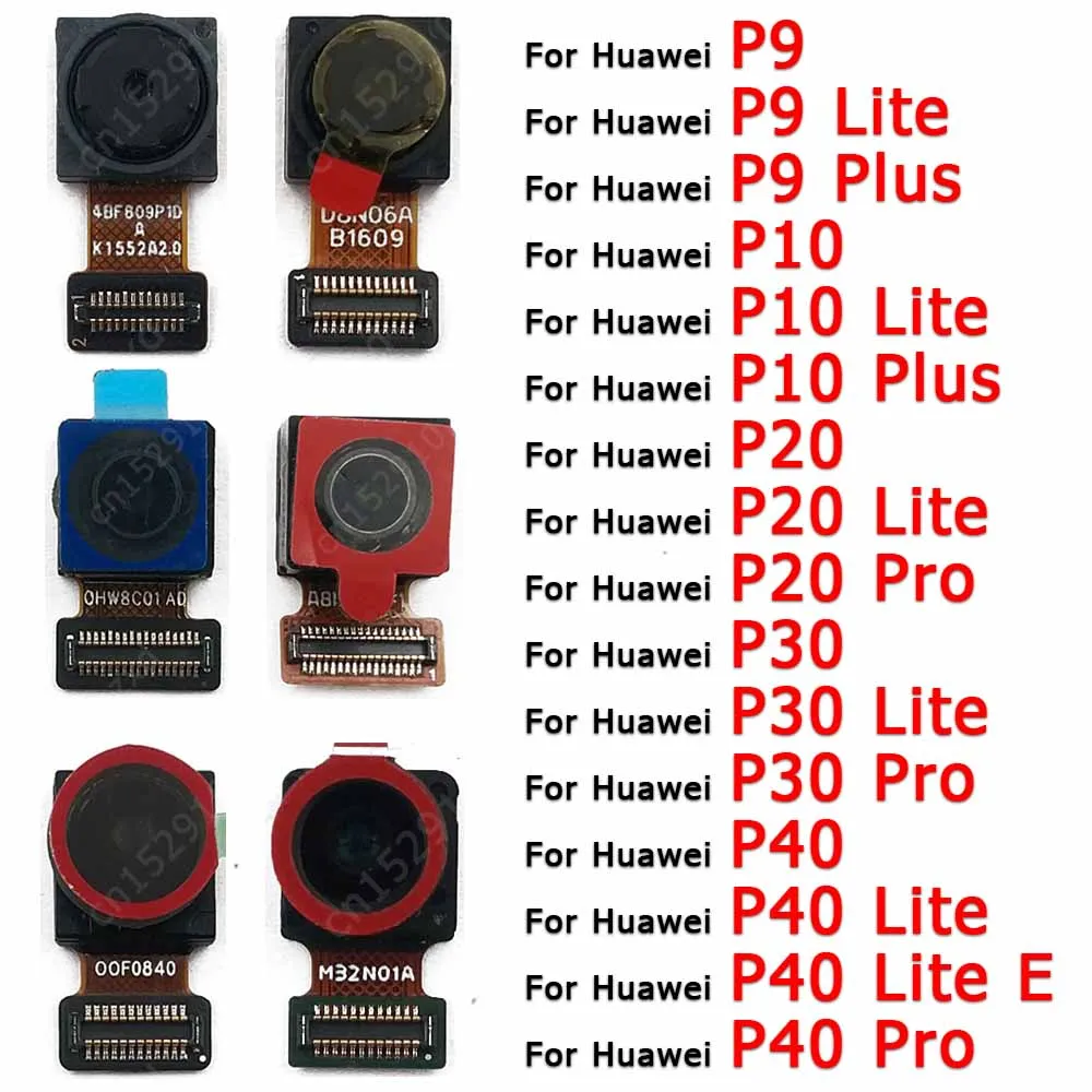 Front Camera For Huawei P30 P40 Lite E P9 Plus P10 P20 Pro Selfie Facing Frontal Camera Module Replacement Spare Parts
