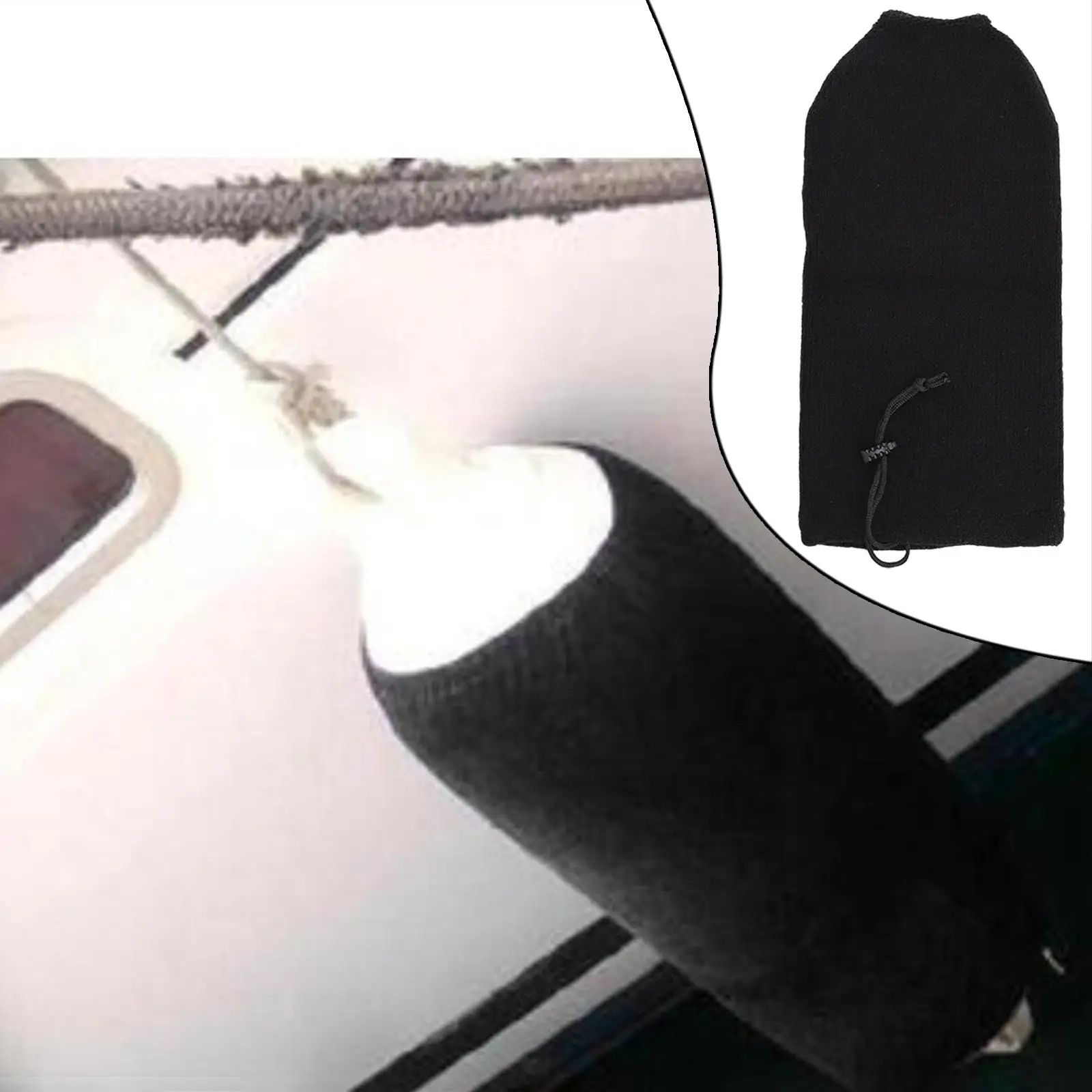 

Marine Boat Fender Cover Elastic Acrylic Bumper Protector Waterproof Dustproof for Nautical Accessories