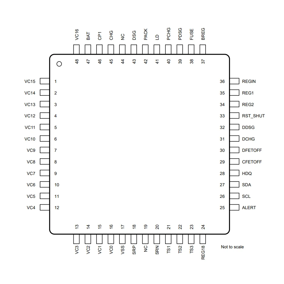 5Pcs/lot BQ7695202PFBR BQ7695202 TQFP48 High-Precision Battery Monitor and Protector Chip