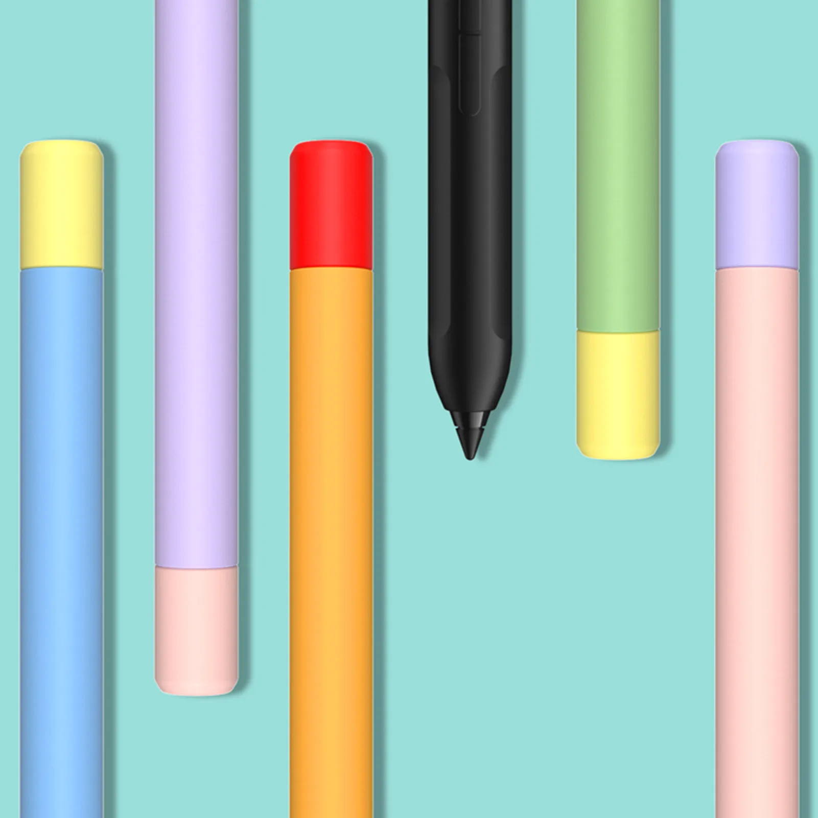 ستايلس لينة غطاء من السيليكون forشاومي قلم رصاص اللوحي اللمس القلم واقية غطاء للأكمام forشاومي اللوحي اكسسوارات