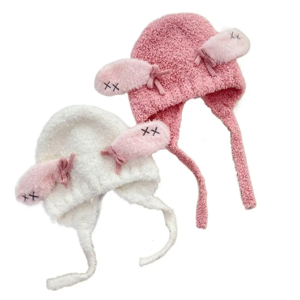 قبعة عصرية لحماية الأذن مقاومة للبرد، قبعة حرارية مريحة للأطفال، قبعة من الصوف، نشاط التزلج