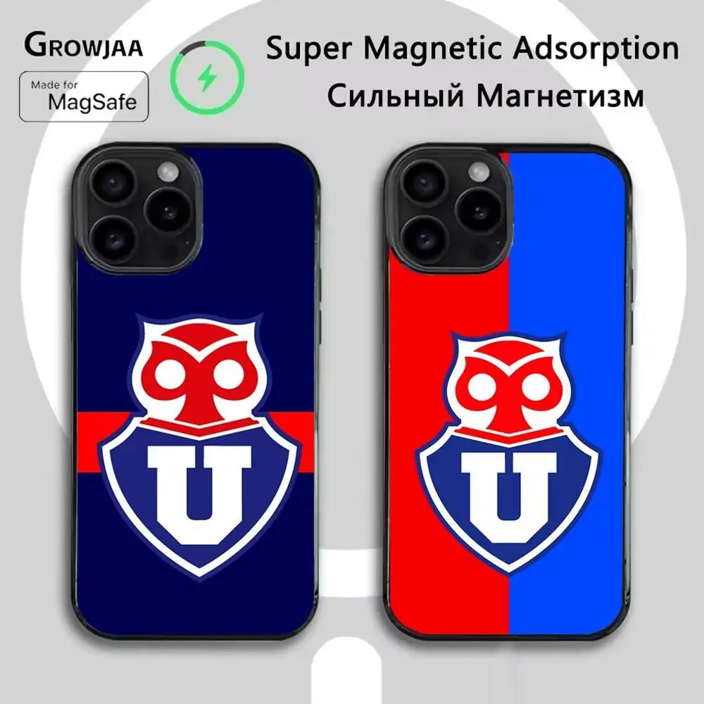 

U-UniversidadS C-Chile Phone Case For iPhone 16e,16,15,14,13,12,11,Plus,Pro,Max,Mini Magsafe Magnetic Wireless Charging