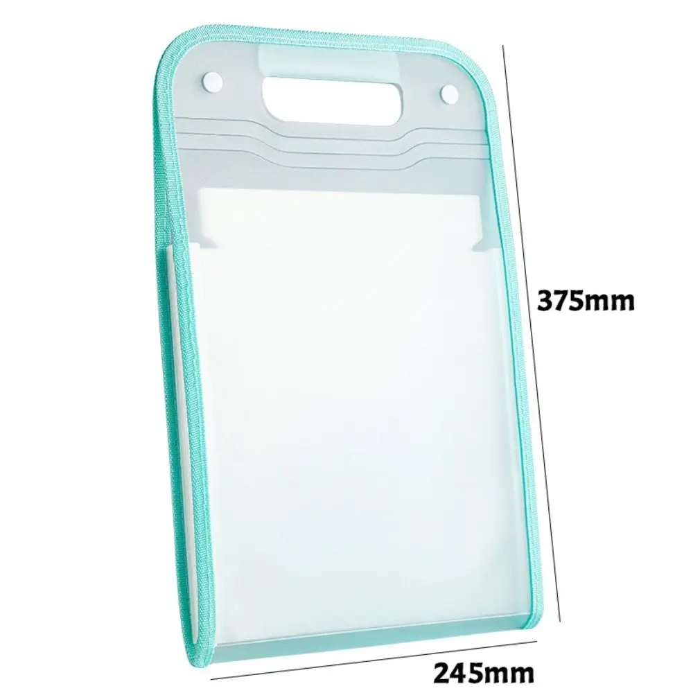 Cartoon PP A4 File Folder High-capacity 13 Layers File Bag Portable Document Bag Students