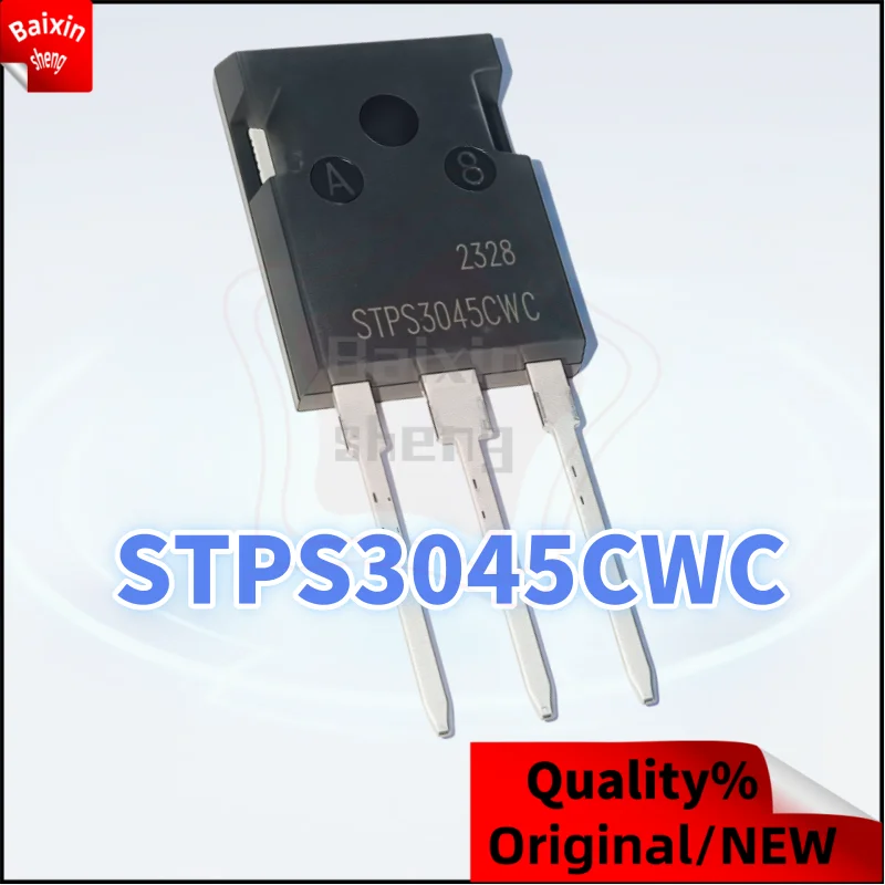 

10PCS STPS3045CWC TO-247 STPS3045C STPS3045CW 3045C 3045CW 3045CWC Schottky diode