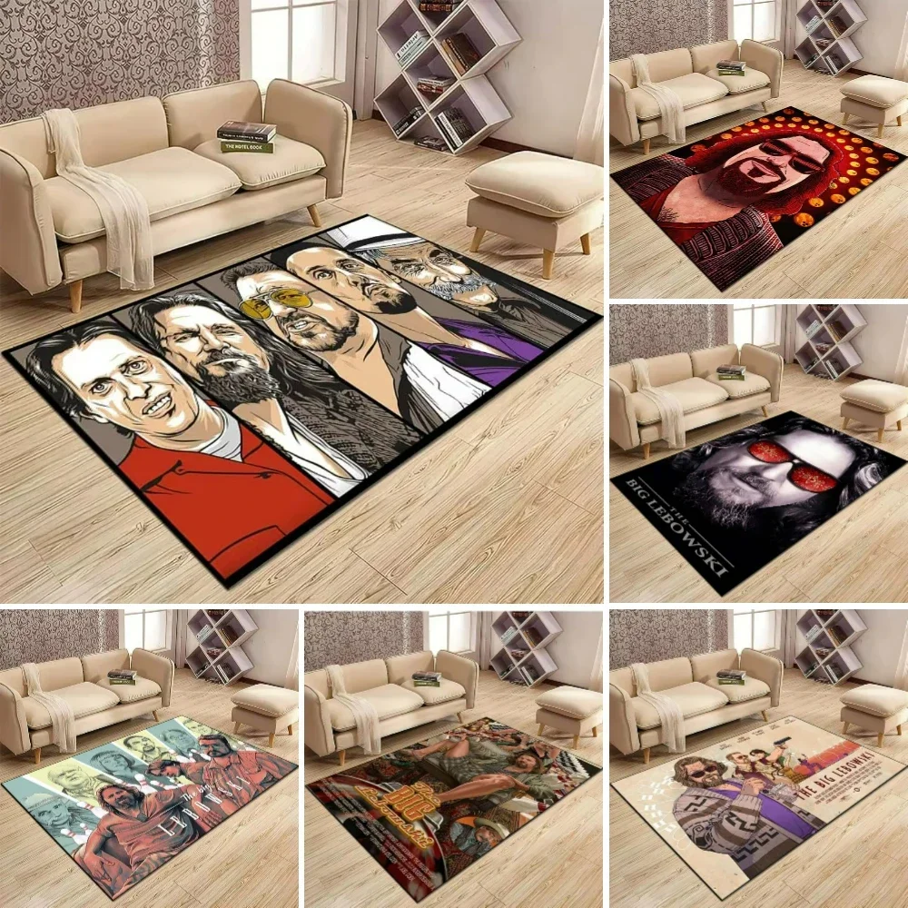 The Big L-Lebowski Pattern Carpet for Living Room Non-Slip Floor Mat for Kitchen Bedroom Laundry  Entrance Floor Decor Doormat