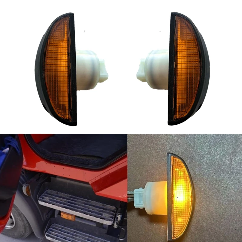 2pcs Indicator Step Light Case For Renault Premium truck Lander KERAX 400  For Volvo FL/FE  Oem: 7421103284 5001834565