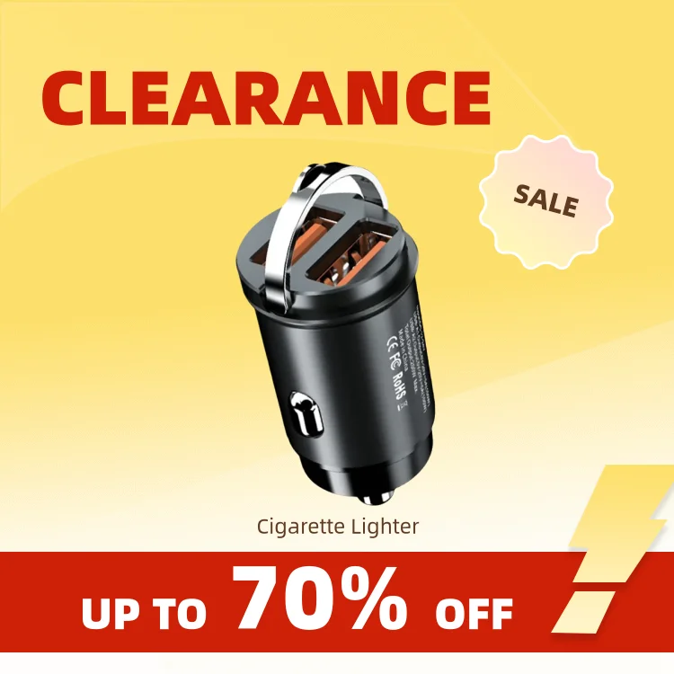 Clearance_200W Car USB Fast Charger 4.0 QC4.0 QC3.0 QC SCP 5A PD Type-C 200W Fast Car USB Charger Universal for IPhone and Xiaom