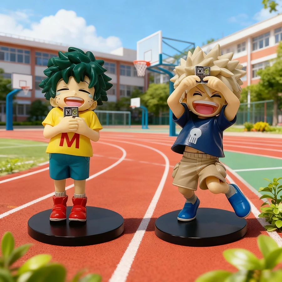 11 سنتيمتر Boku no Hero Academia أنيمي الشكل الطفولة Midoriya Izuku عمل الشكل لطيف Bakugo Katsuki تمثال PVC جمع اللعب #1