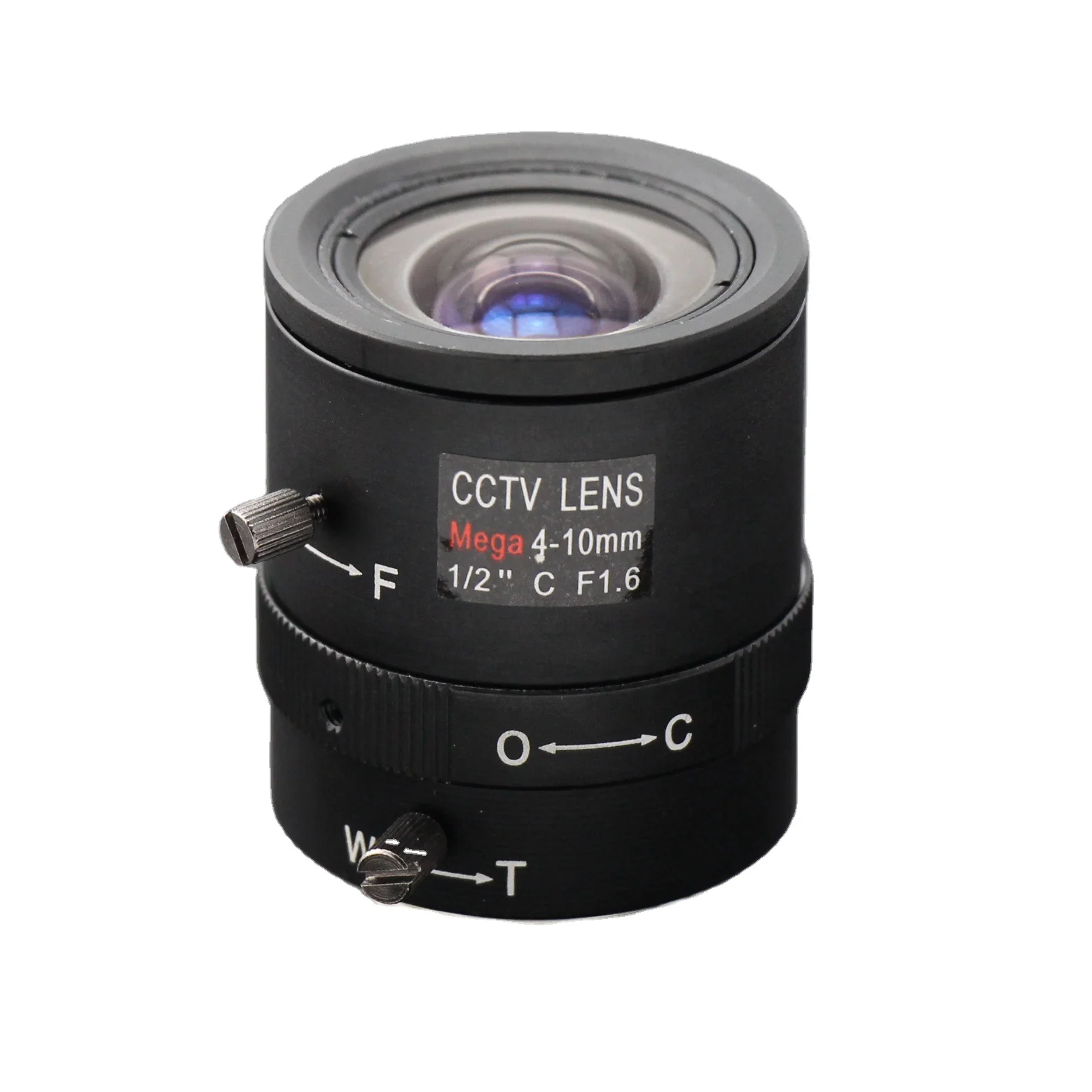Competitive Cctv Lens  4-10mm  2 Megapixel Manual Iris C Mount Lens High Quality