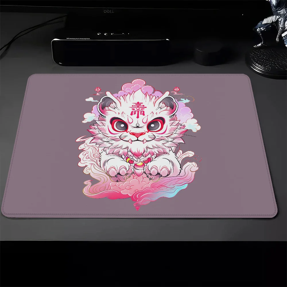 Small Keyboard Pad Mouse Zodiac Mask Rubber Mat Pc Gaming Accessories Pad on the Table Deskmat Mousepad Gamer Mausepad Mats Pads