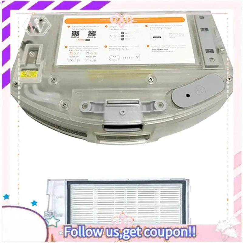 

A50F-1Set Replacement Vacuum Cleaner Accessories For ROIDMI EVE Plus Dust Box Water Tank Filter Elements Accessories