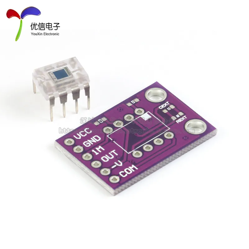 OPT101 light sensor light intensity sensor module single photodiode