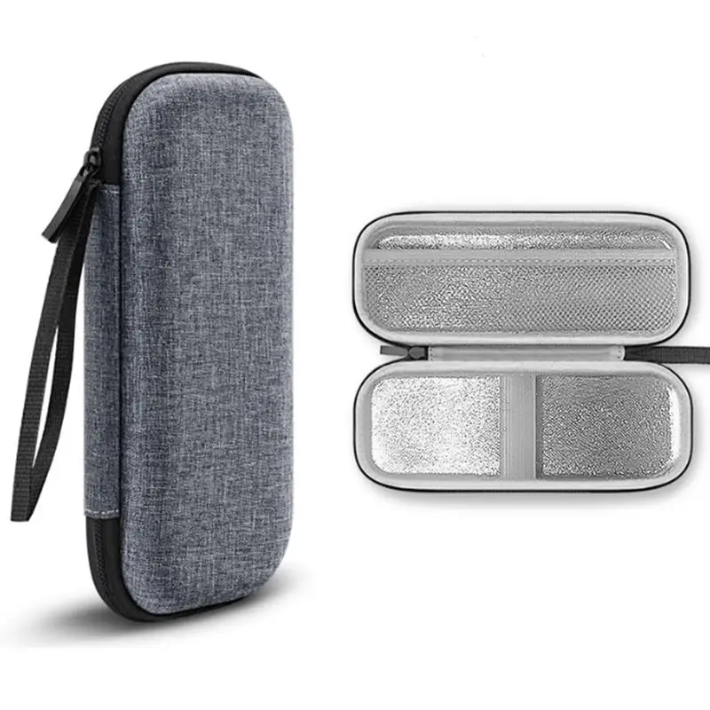 

Male Shaver Storage Box Waterproof EVA Razor Travel Case Mesh Pocket Shaver Bag Protective Case Shaver Zipper Travel Box