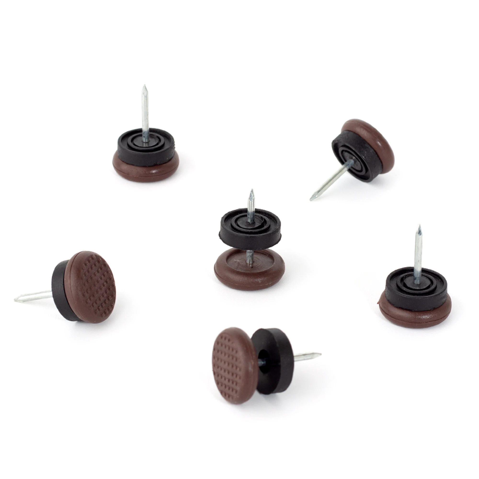 20PCS Furniture Levelers Brown Plastic Leveling Pad for Furniture Legs Support Cabinet Chair Table Desk Feet