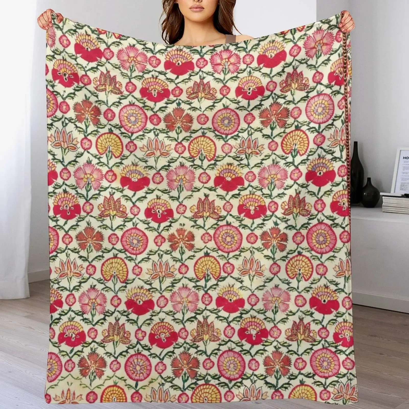 

Vintage Bohemian Suzani 14 Throw Blanket Furrys Soft Beds Custom Luxury Throw Blankets