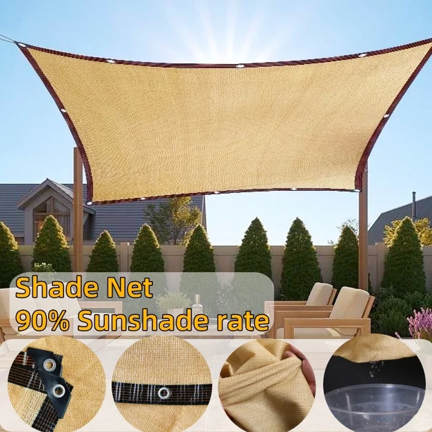 Red parasol con bloqueo UV: adecuada para plantas, terraza, jardines y invernaderos, con múltiples tamaños y densidades a elegir