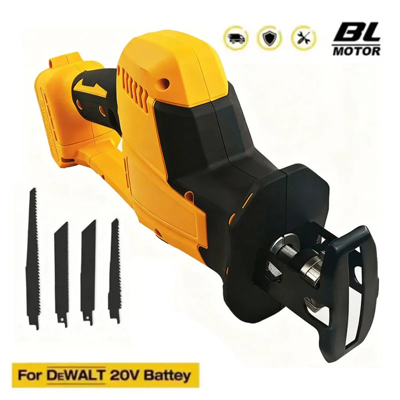 

Электрическая бесщеточная электрическая сабельная пила, аккумуляторная ручная пила для резки деревьев, электроинструмент для батареи Dewalt 20 В