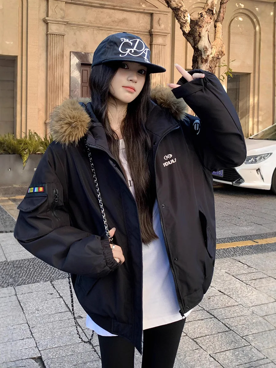 

Парка женская блестящая осенняя элегантная свободного кроя на шнурке с узором, стеганая, в британском стиле, модная одежда, ветрозащитная, для женщин среднего возраста, офисный стиль