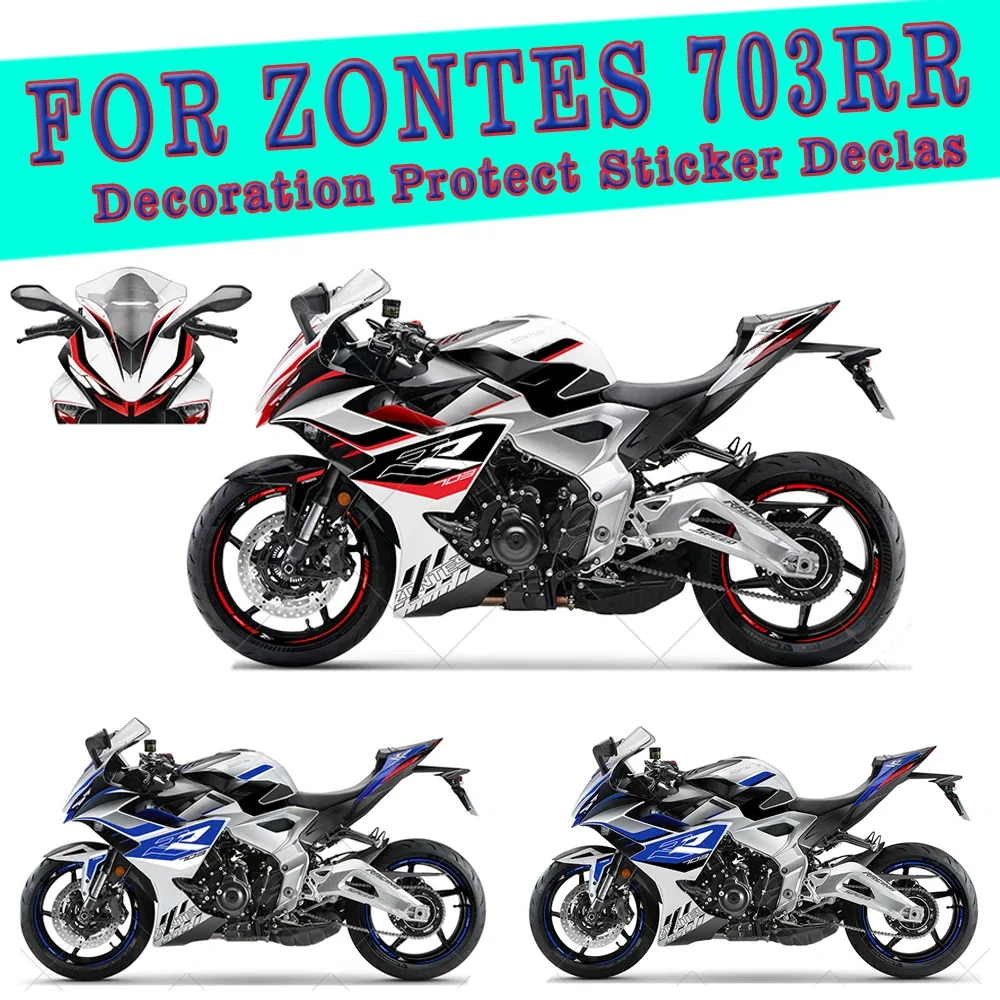 FOR ZONTES 703RR 703 RR Motorcycle Modified Body Front Protection Stickers Decorative Sticker Decals Accessories