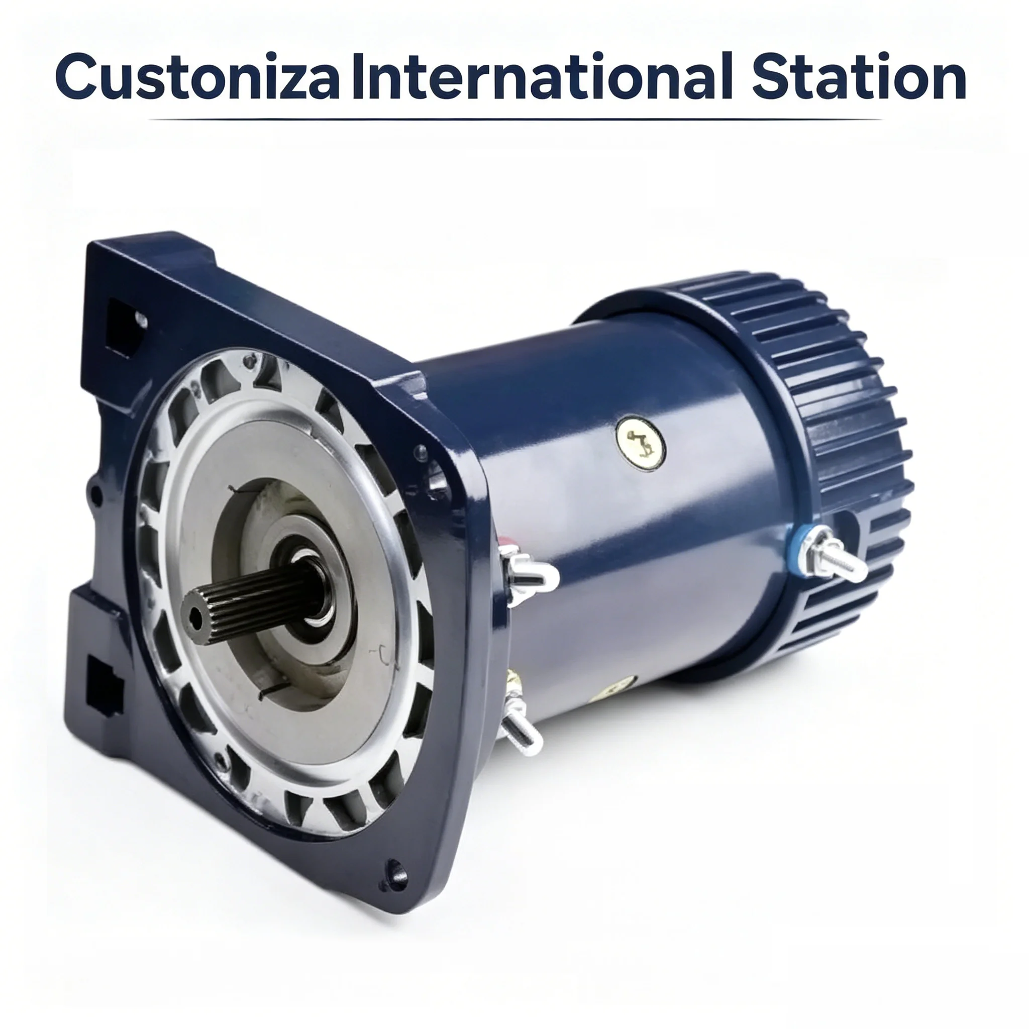 Professional Custom 12V 2200W Ip67 Waterproof Hydraulic DC Motor for Boat Electric Winch Marine Anchor Windlass  MS1210