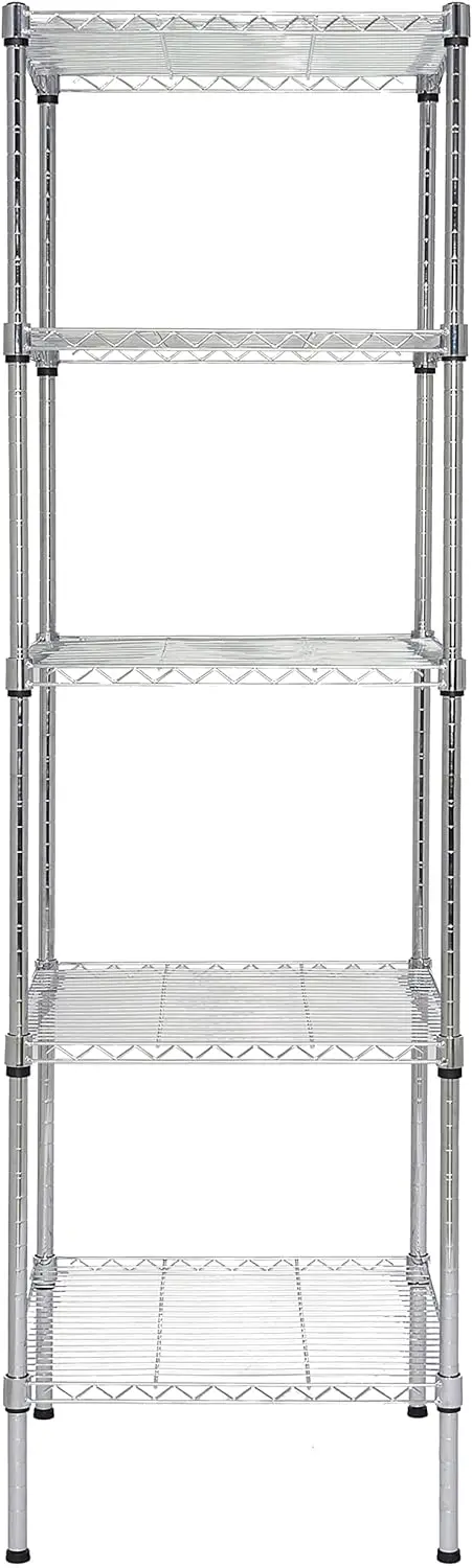 

Heavy Duty 5/7 Tier Wire Shelving Unit, 5/7 Shelves Storage Rack, Metal Shelving with Thicken Steel Tube, NSF Certified