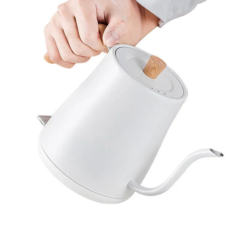 

%a 1000W Gooseneck Electric Kettle 0.8L Coffee Pot Electric Water Heater Teapot Portable Kettle Jug Slender Mouth Pot 110V/220