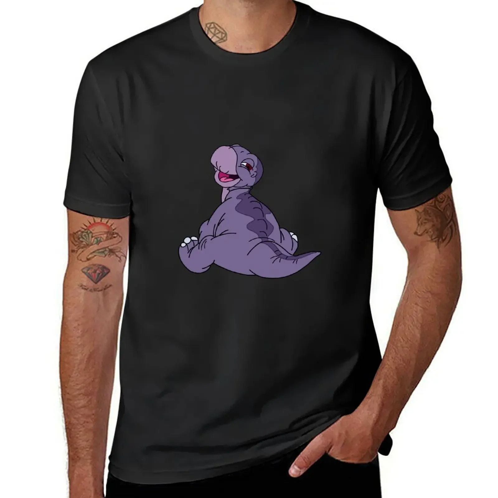 Baby Littlefoot Land Before Time T-Shirt oversizeds man clothes designer t shirt men