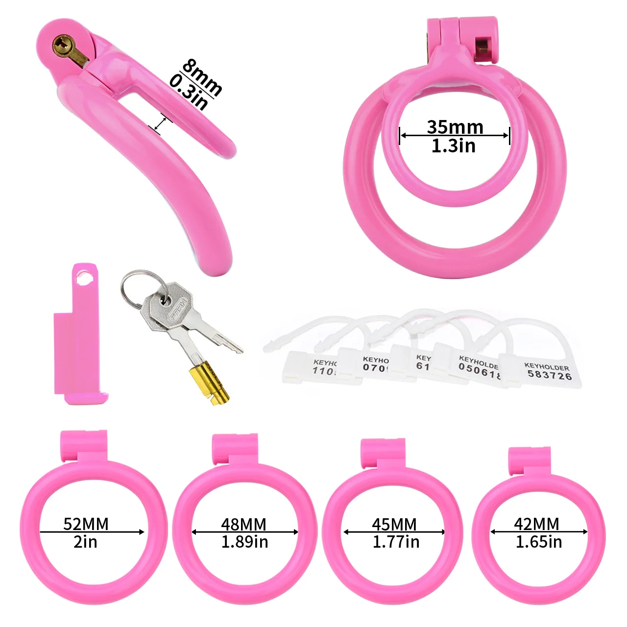 Male Cock Ring Metal Semen Lock Penis Rings Curve Circle Enhancer Pleasure Man Glans Cock Ring Ejaculation Delay Sex Toy For Men