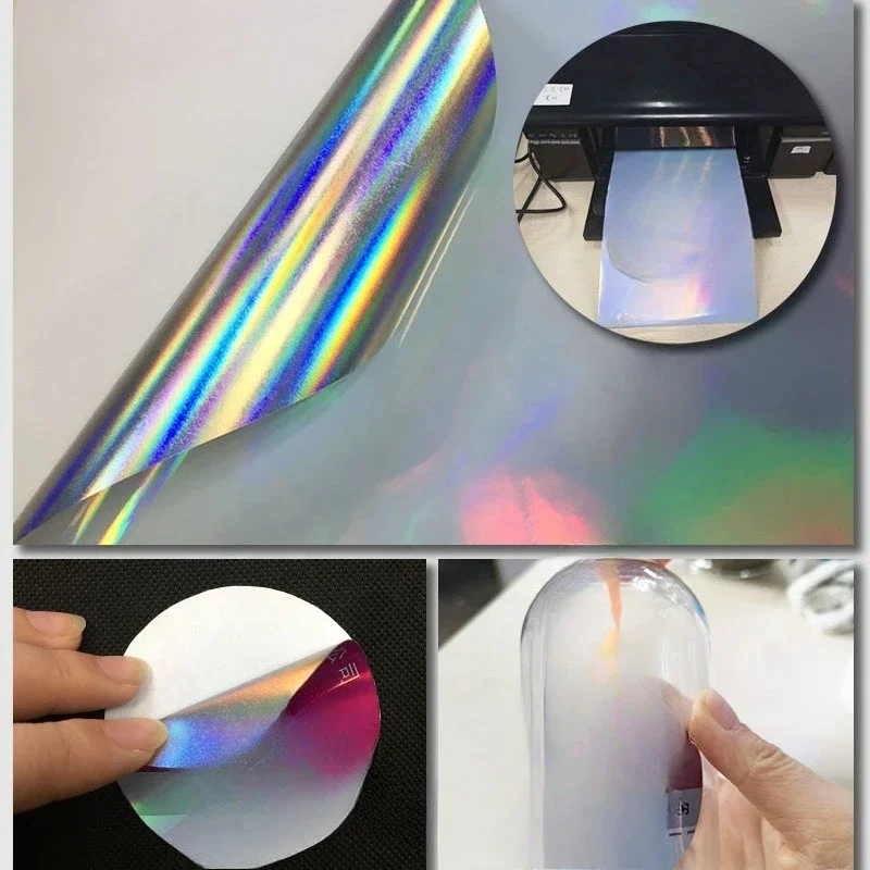 A4 self-adhesive rainbow PET film self-adhesive label paper