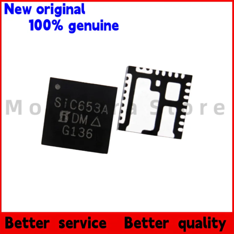 

5PCS/100% brand new SIC653ACD-T1-GE3 SIC653ACD SIC653A QFN Black plastic casing