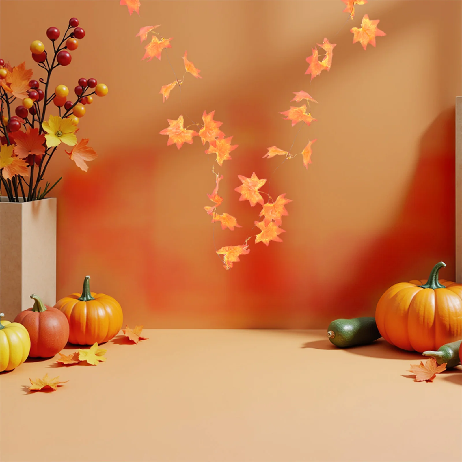 

1pc Leaf Garden Props Red For Wedding Party Garden Photo Simulation Wedding Photo Props Decoration Festivals Background