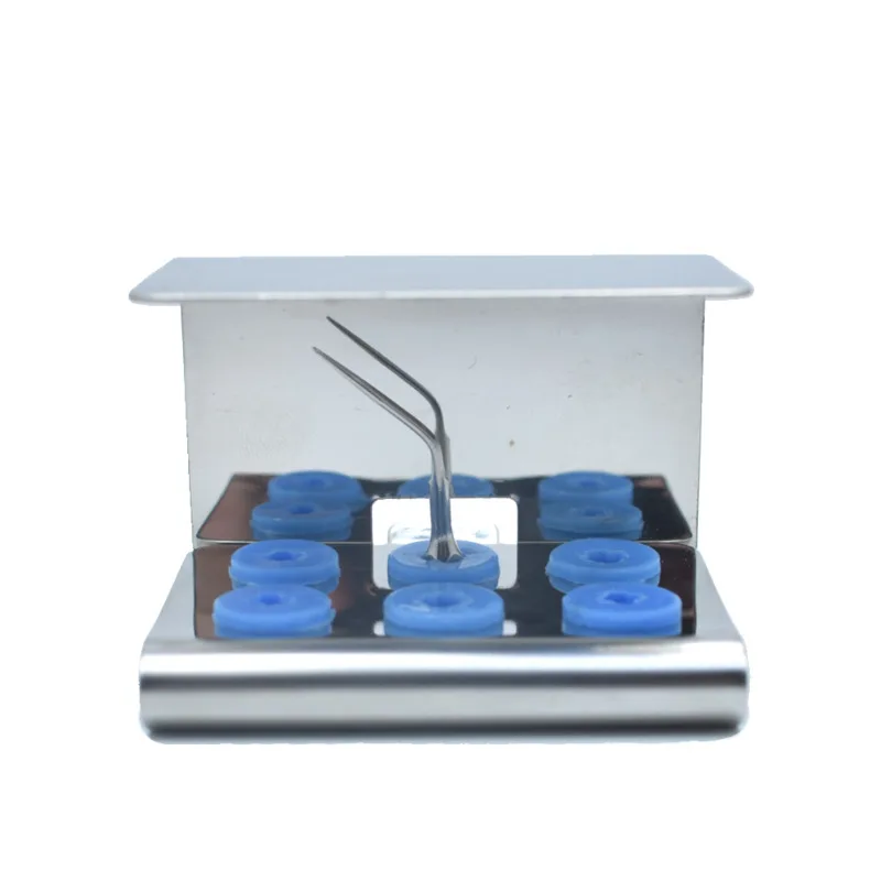 Image of Dental Ultraschall Scaler Spitze Halter Bur Bohrer Halter Block Organizer Autoklav Sterilisator Fall Endo Datei Desinfektion Box