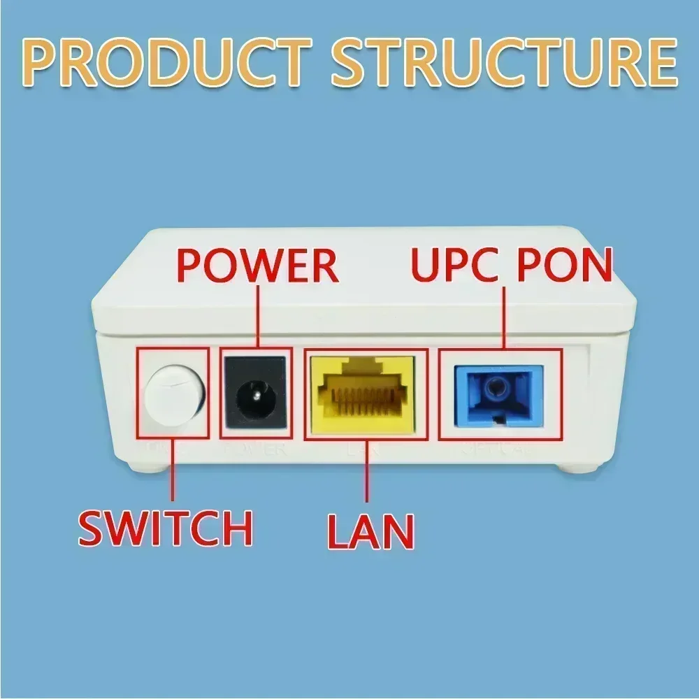 OPTFOCUS 10 Unit HG8310M XPON ONU Apc Upc Original New Roteador 1GE ONT Compatible with All OLT 100% Detection