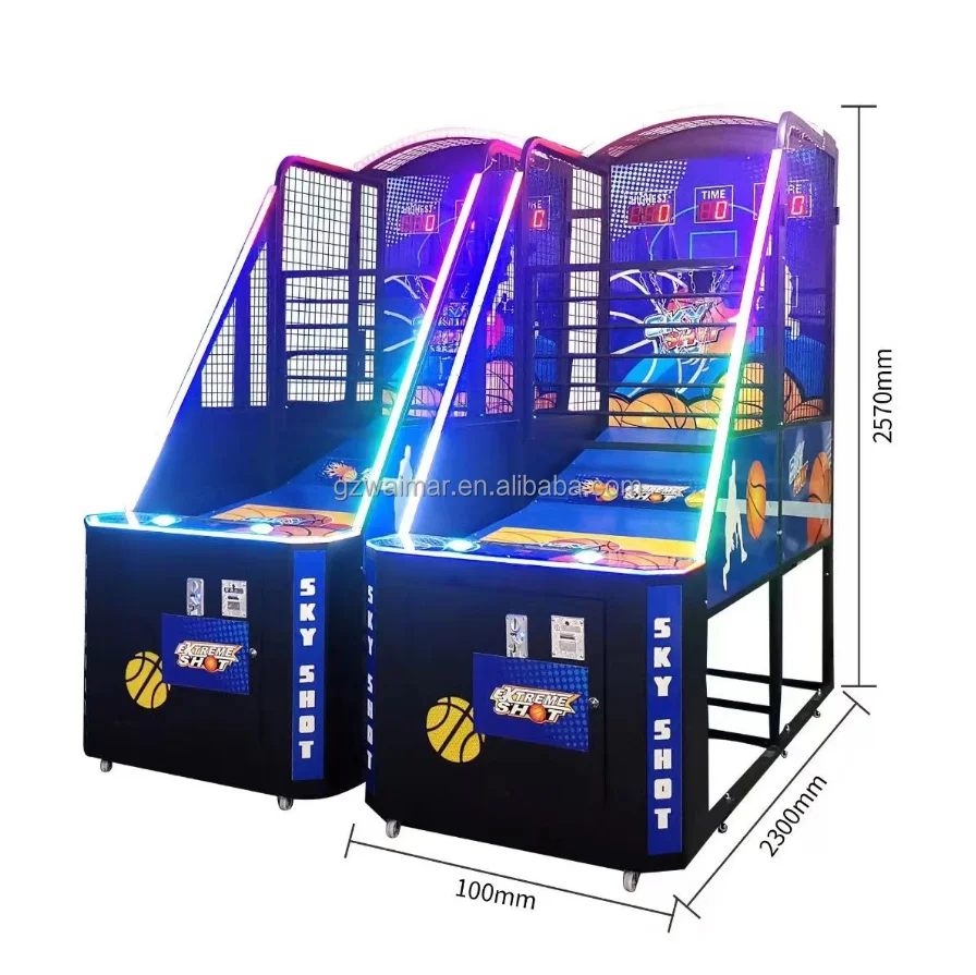 High Quality Amusement Games Basketball Machines Arcade Indoor Sports Game Basketball Machine