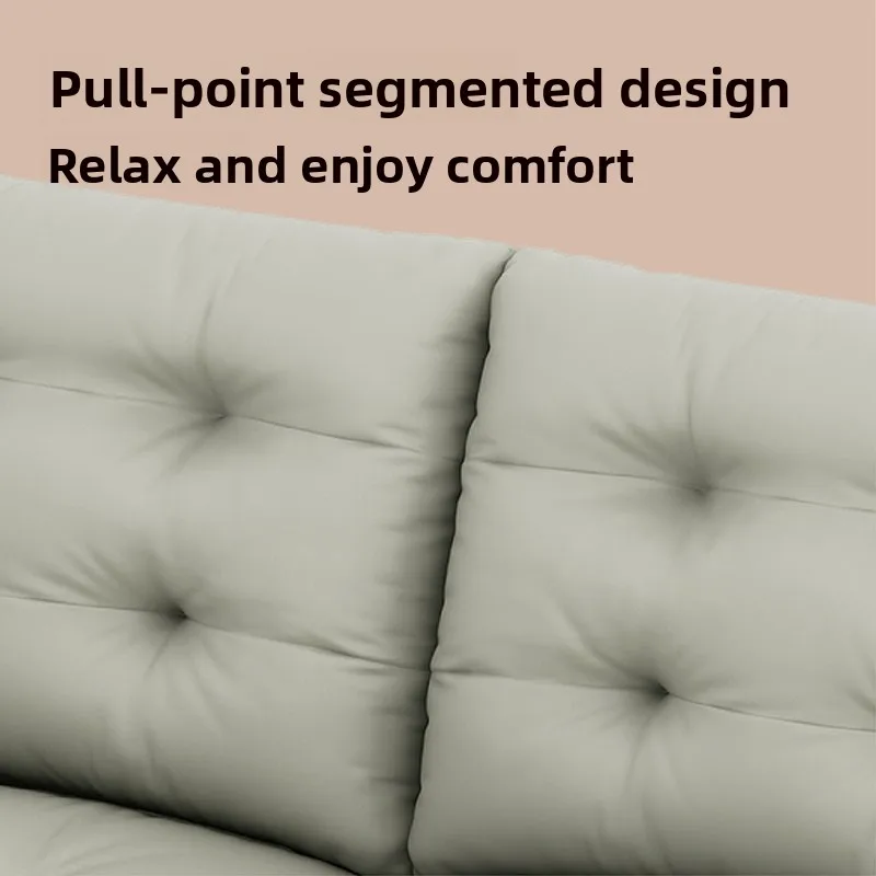 #Hot Minimalist Design LivingRoom Sofa Backrest Down-filled Seat Cushion High Resilience Foam High-quality Living Room Furniture