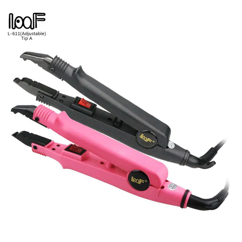 

Мини-аппарат для наращивания волос Loof с регулируемой температурой, электрический утюжок для кератинового наращивания, термоплоская пластина для фьюжн-наращивания волос
