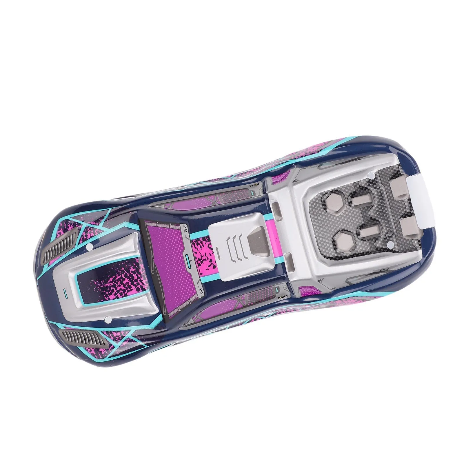 อะไหล่รถ RC พลาสติก ตัวถังรถ RC สำหรับเปลี่ยน ใช้กับ SCY 16101-6210 ชิ้นส่วนอะไหล่พลาสติก อุปกรณ์ประกอบ สีม่วง