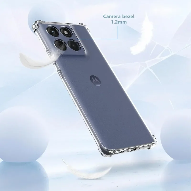 Schokbestendig TPU Case Voor Motorola Mote Edge 60 Fusion Pro Beschermhoes Voor Moto Edge 50 Pro Transparante Capa Coque Fundas