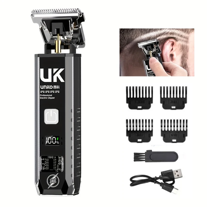 2026 New Arrival！Professional Cordless Hair Clipper, Rechargeable Electric Hair Trimmer for Men Home & Salon Use/T9 Hair Clipper