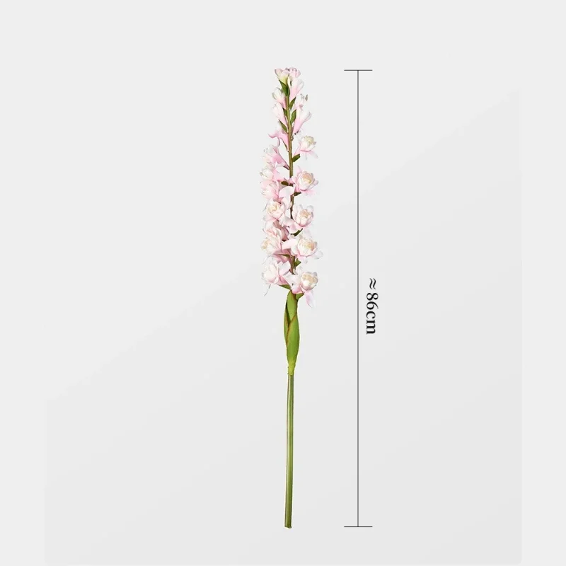 2/3 Stück Gartendekoration 86cm Künstliche Tuberosen-Zweige Seiden-Blumen Bürodekoration Rosa Tuberose Simulationsblume – Detail 3