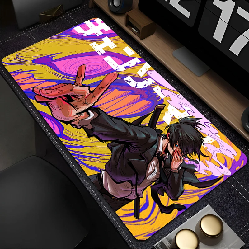 Mouse Pad Colorful Fox HD Print Mousepad Laptop Gaming Accessories Keyboard Pad PC Hayakawa Aki C-chainsaw Man Desktop Mouse Mat